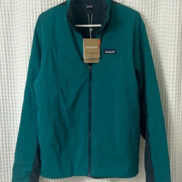 NWT Patagonia Men’s Thermal Airshed Jacket Slim Fit Green Size Large - Picture 1 of 5